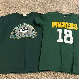 2 Packers Tees